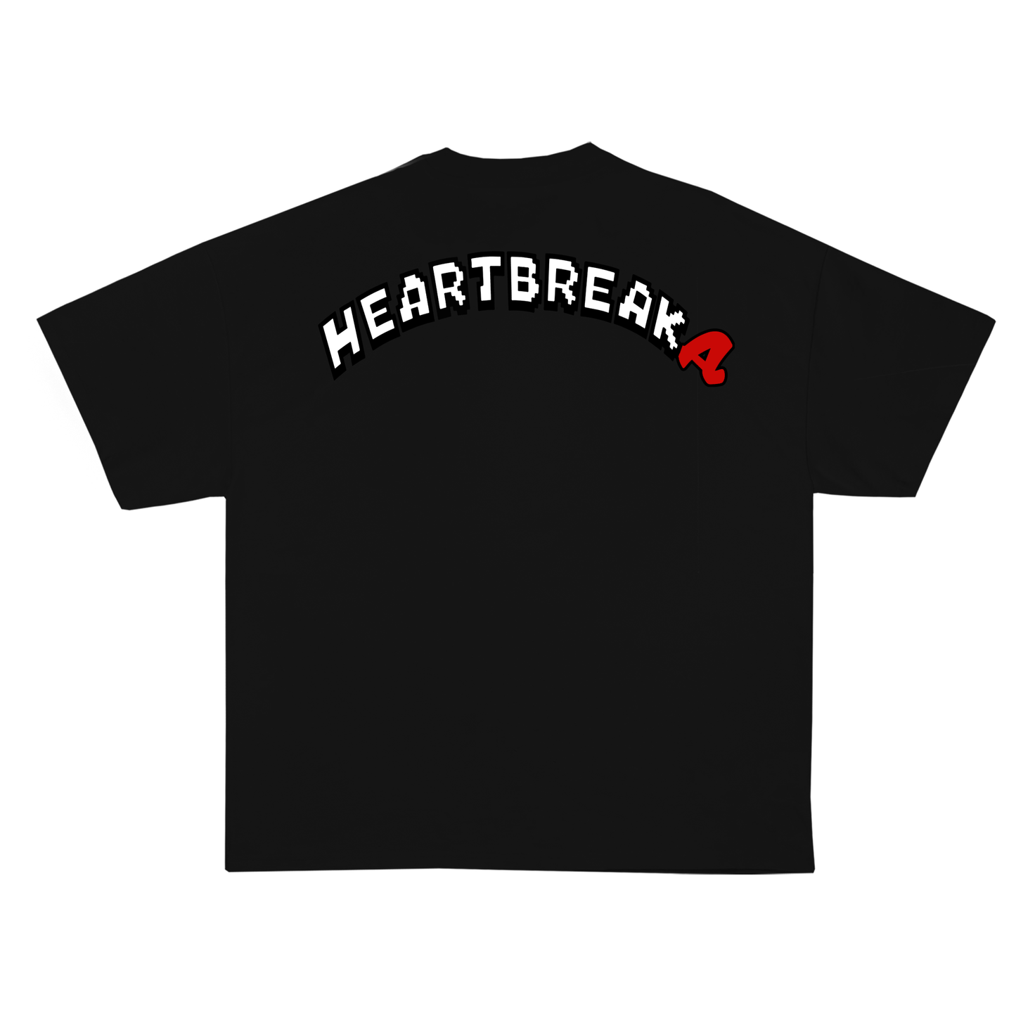 HEART BREAKA LOGO TEE BLACK