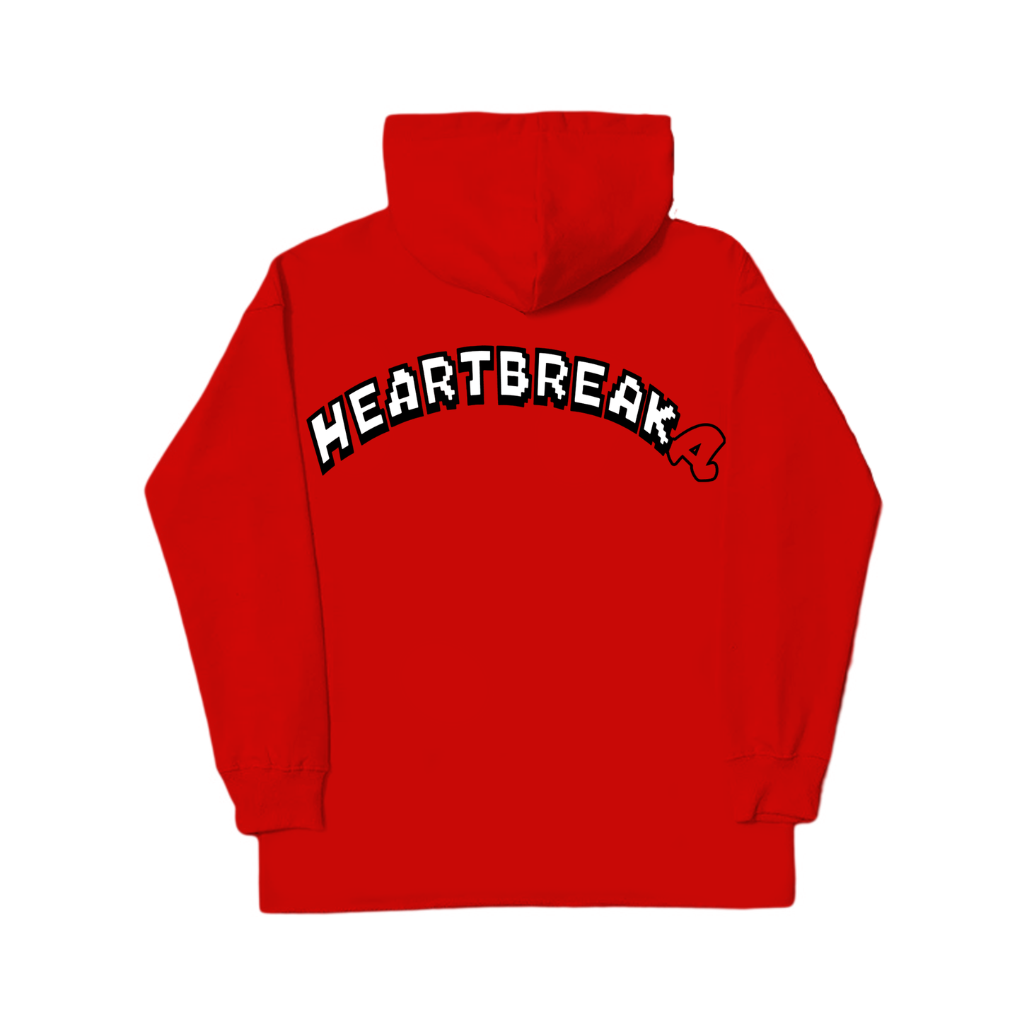 HEART BREAKA RED LOGO HOODIE