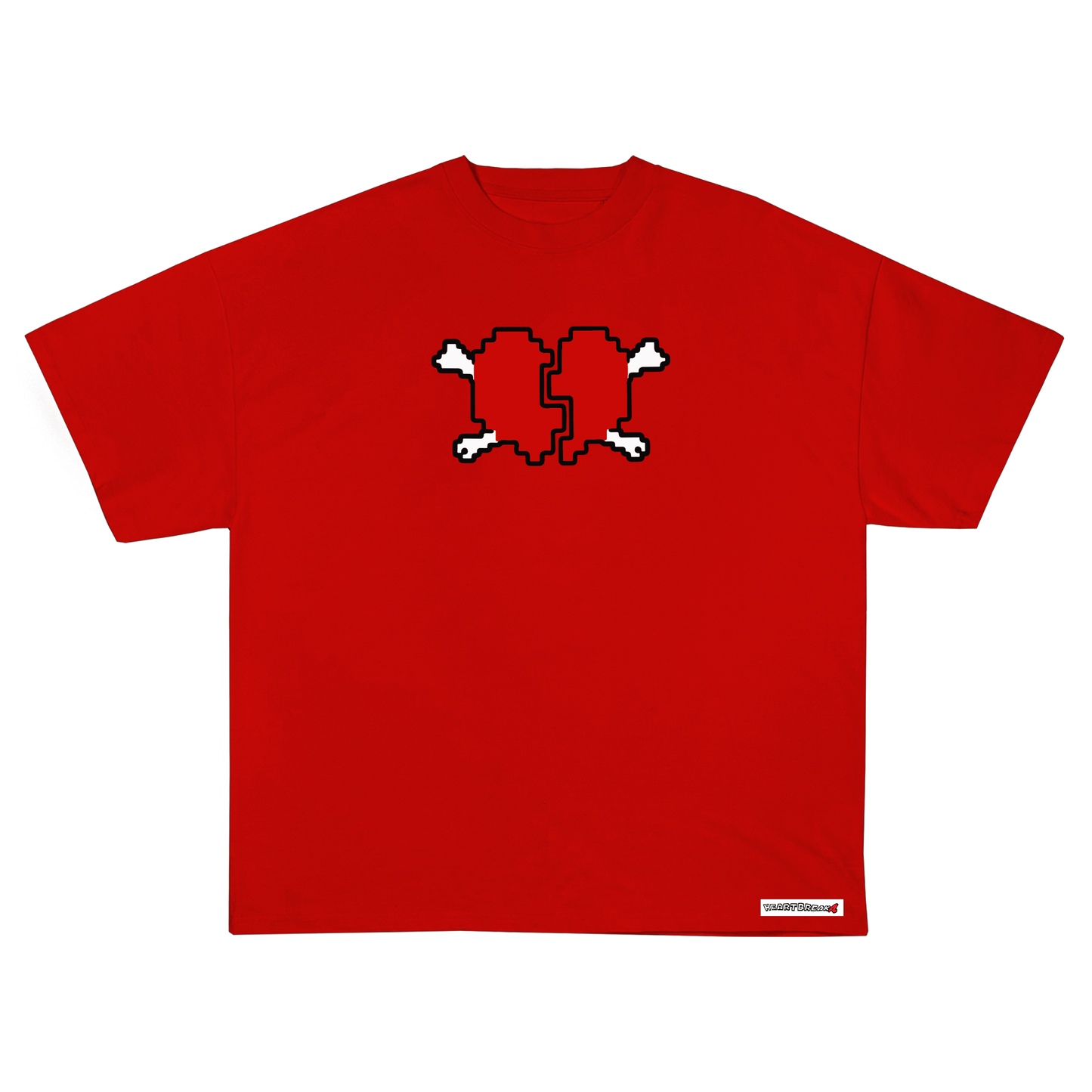 HEART BREAKA LOGO TEE RED
