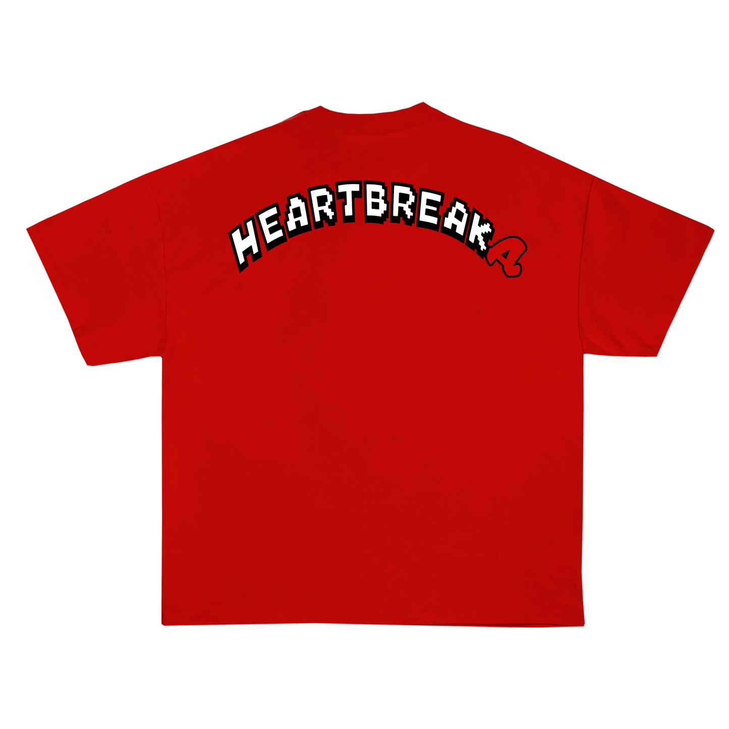 HEART BREAKA LOGO TEE RED