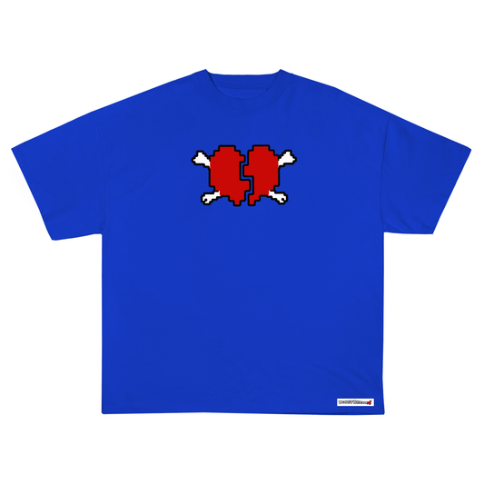 HEART BREAKA LOGO TEE BLUE