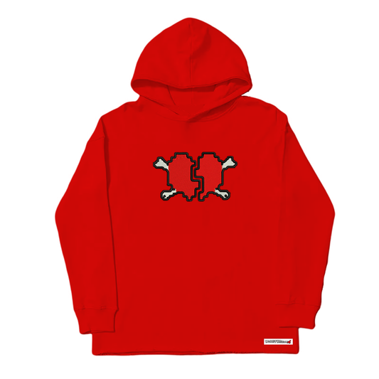 HEART BREAKA RED LOGO HOODIE