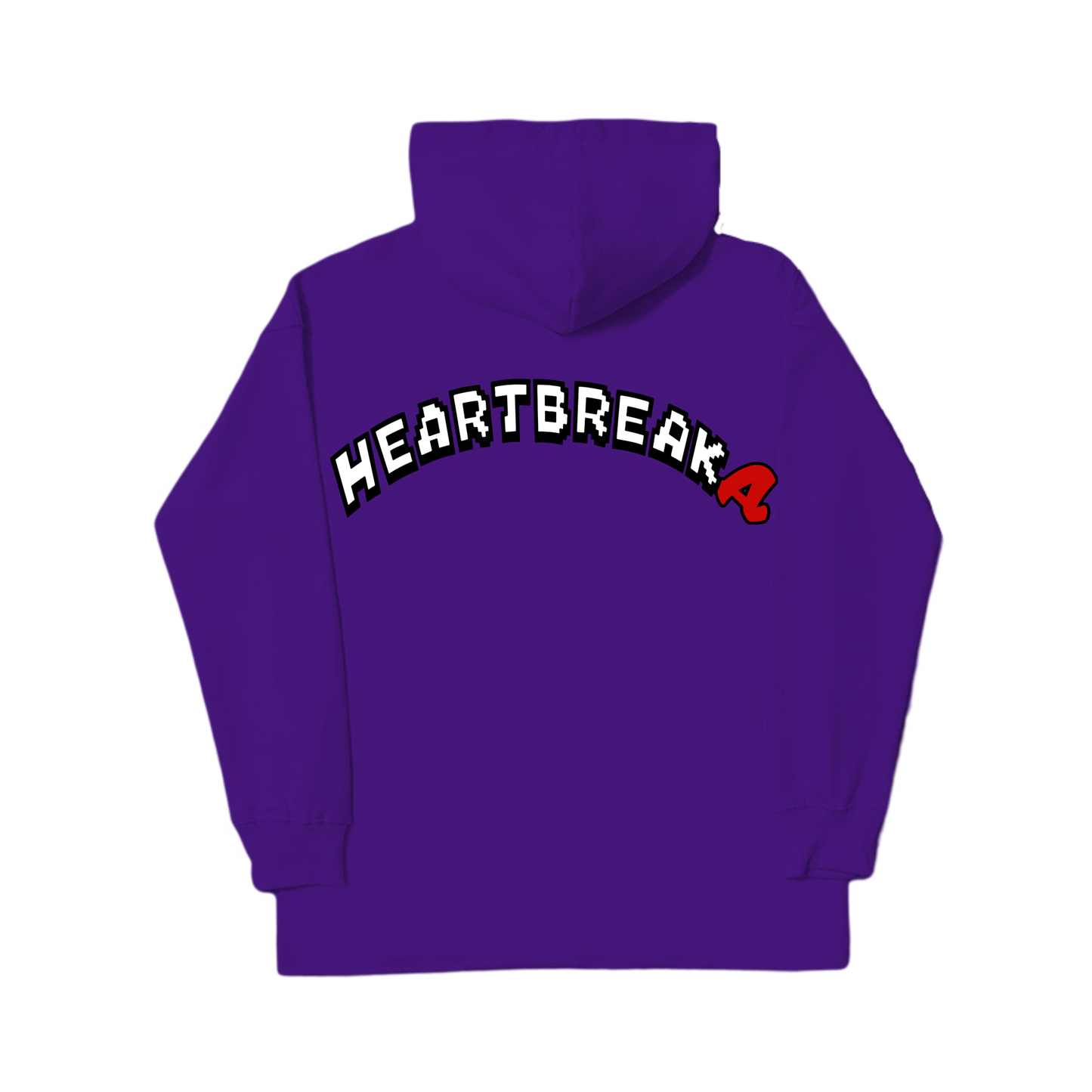 HEART BREAKA PURPLE LOGO HOODIE